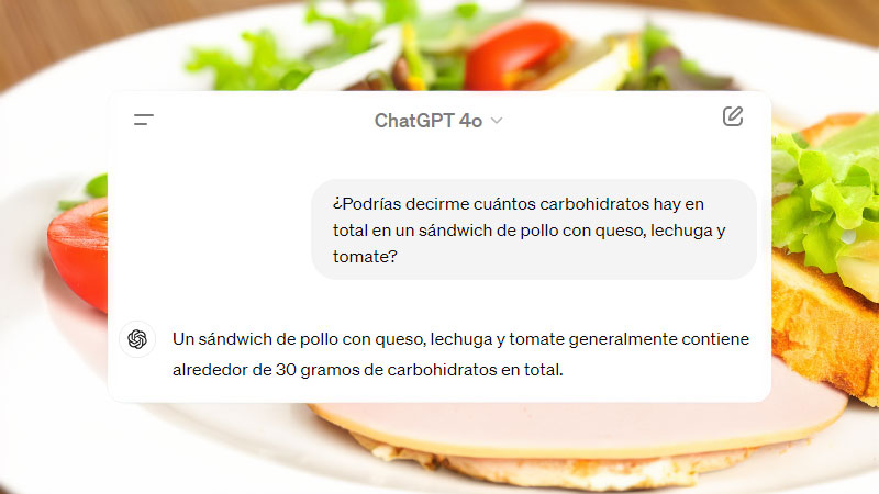 Conteo de carbohidratos usando inteligencia artificial