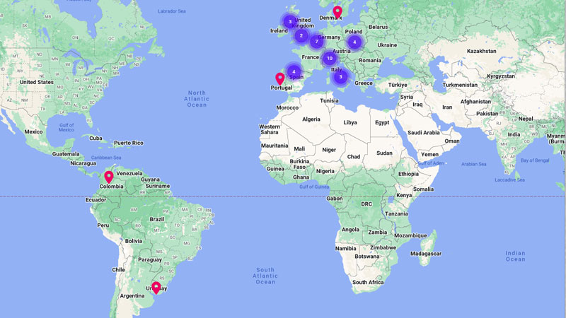 IMPACT Associates en el mundo